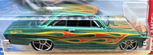Load image into Gallery viewer, Hot Wheels 2018 '63 Chevy II Green #110 HW Flames 9/10 New