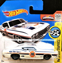 Load image into Gallery viewer, Hot Wheels 2016 '69 FORD TORINO TALLADEGA White #183 HW SPEED GRAPHICS 8/10 NEW