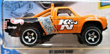 Load image into Gallery viewer, Hot Wheels 2020 '87 Dodge D100 Orange #128 HW Speed Graphics 6/10 New Long Card