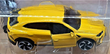Load image into Gallery viewer, Majorette 2019 Lamborghini Urus Yellow #219 Premium Cars New Long Card