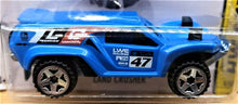 Load image into Gallery viewer, Hot Wheels 2014 Land Crusher Blue #115 HW Off-Road 5/5 New Long Card