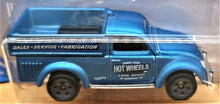 Load image into Gallery viewer, Hot Wheels 2019 '49 Volkswagen Beetle Pickup Satin Blue #47 Volkswagen 9/10 New