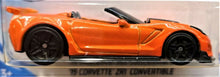 Load image into Gallery viewer, Hot Wheels 2020 '19 Corvette ZR1 Convertible Orange #144 Factory Fresh 2/10 New