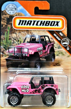 Load image into Gallery viewer, Matchbox 2019 '60 Jeep 4x4 Pink #76 MBX Off-Road 4/20 New Long Card