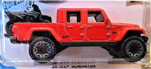Load image into Gallery viewer, Hot Wheels 2020 '20 Jeep Gladiator Red #157 Baja Blazers 4/10 New Long Card
