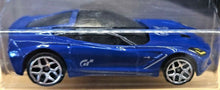 Load image into Gallery viewer, Hot Wheels '14 Corvette Stingray Blue Gran Turismo 2018 4/8 New Long Card