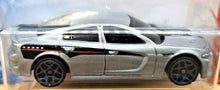 Load image into Gallery viewer, Hot Wheels 2018 '15 Dodge Charger SRT Silver #66 Muscle Mania 3/10 Long Card New