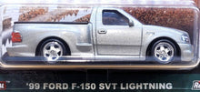 Load image into Gallery viewer, Hot Wheels 2021 '99 Ford F-150 SVT Lightning Silver Car Culture Hyper Haulers