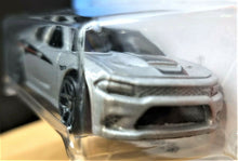 Load image into Gallery viewer, Hot Wheels 2018 '15 Dodge Charger SRT Silver #66 Muscle Mania 3/10 Long Card New