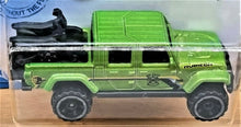 Load image into Gallery viewer, Hot Wheels 2021 '20 Jeep Gladiator Green #117 HW Getaways 5/5 New Long Card