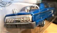 Load image into Gallery viewer, Hot Wheels 2020 '64 Chevy Impala Blue #58 Tooned 9/10 New Long Card