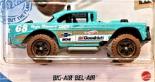 Load image into Gallery viewer, Hot Wheels 2021 Big-Air Bel-Air Turquoise #130 Baja Blazers 10/10 New Long Card