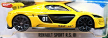Load image into Gallery viewer, Hot Wheels 2016 RENAULT SPORT R.S. 01 Yellow #79 HW EXOTICS 9/10 NEW