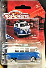 Load image into Gallery viewer, Majorette 2019 Volkswagen T1 Blue/White #243 Vintage Cars New