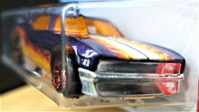 Load image into Gallery viewer, Hot Wheels 2019 '71 Mustang Funny Car Purple #57 HW Flames 8/10 New Long Card
