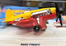 Load image into Gallery viewer, Hot Wheels 2020 Mad Propz Yellow #186 HW Rescue 6/10 New Long Card