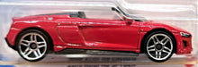 Load image into Gallery viewer, Hot Wheels 2020 2019 Audi R8 Spyder Red #175 Factory Fresh 1/10 New Long Card