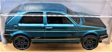 Load image into Gallery viewer, Hot Wheels 2019 Volkswagen Golf MK2 Teal #68 Volkswagen 7/10 New Long Card