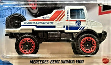 Load image into Gallery viewer, Hot Wheels 2021 Mercedes-Benz Unimog 1300 White #188 HW Rescue 1/10 New