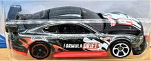 Load image into Gallery viewer, Hot Wheels 2021 Custom '18 Ford Mustang GT Anthracite #127 HW Drift 4/5 New Long