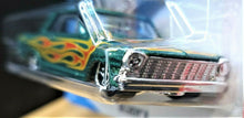 Load image into Gallery viewer, Hot Wheels 2018 '63 Chevy II Green #110 HW Flames 9/10 New