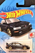 Load image into Gallery viewer, Hot Wheels 2021 '98 Subaru Impreza 22B STI-Version Blue #124 HW J-Imports 1/10