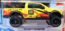 Load image into Gallery viewer, Hot Wheels 2018 '17 Ford F-150 Raptor Yellow #175 HW Hot Trucks 6/10 New