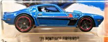 Load image into Gallery viewer, Hot Wheels 2016 '73 Pontiac Firebird Blue #123 Muscle Mania 3/10 New