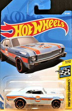 Load image into Gallery viewer, Hot Wheels 2019 '68 Chevy Nova Light Blue #67 HW Speed Graphics 7/10 New