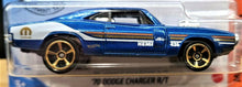 Load image into Gallery viewer, Hot Wheels 2020 '70 Dodge Charger R/T Blue #249 Muscle Mania 5/10 New Long Card