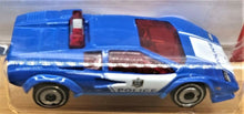 Load image into Gallery viewer, Hot Wheels 2019 Lamborghini Countach Police Car Blue #142 HW Rescue 2/10 New