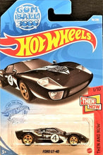 Load image into Gallery viewer, Hot Wheels 2021 Ford GT-40 Black #78 Then & Now 1/10 New Long Card