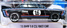 Load image into Gallery viewer, Hot Wheels 2016 '73 BMW 3.0 CSL Race Car Black #190 BMW Series 5/5 New