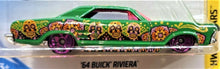 Load image into Gallery viewer, Hot Wheels 2019 '64 Buick Riviera Green #217 HW Art Cars 4/10 New Long Card