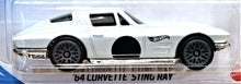 Load image into Gallery viewer, Hot Wheels 2021 '64 Corvette Stingray White #10 HW Race Day 2/10 New Long Card