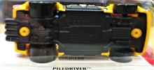 Load image into Gallery viewer, Hot Wheels 2017 Piledriver Yellow #209 HW Daredevils 10/10 New Long Card