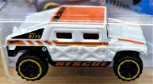Load image into Gallery viewer, Hot Wheels 2016 Humvee White #218 HW Rescue 8/10 New