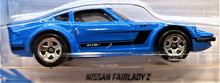 Load image into Gallery viewer, Hot Wheels 2019 Nissan Fairlady Z Blue #54 Nissan 5/5 New Long Card