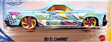 Load image into Gallery viewer, Hot Wheels 2021 '80 El Camino Sky Blue #44 HW Art Cars 3/10 New Long Card