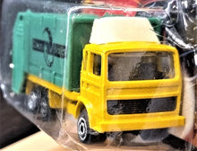 Load image into Gallery viewer, Majorette 1990 Garbage Truck Yellow/Green #247 Series 200 New - Rare