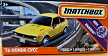 Load image into Gallery viewer, Matchbox 2020 '76 Honda CVCC Yellow #45 MBX Highway New Sealed Box