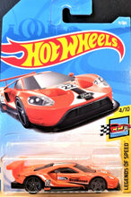 Load image into Gallery viewer, Hot Wheels 2018 Ford GT Race 2016 Orange #71 Legends Of Speed 4/10 New Long Card