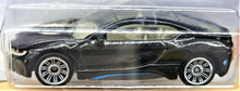 Load image into Gallery viewer, Matchbox 2018 '16 BMW i8 Black #4 MBX Road Trip 4/35 New Long Card