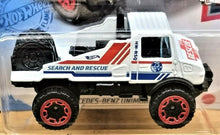 Load image into Gallery viewer, Hot Wheels 2021 Mercedes-Benz Unimog 1300 White #188 HW Rescue 1/10 New
