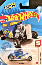 Load image into Gallery viewer, Hot Wheels 2021 '32 Ford Blue #27 Mattel Games 1/5 New Long Card