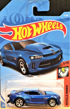 Load image into Gallery viewer, Hot Wheels 2019 '18 Copo Camaro SS Blue #71 Muscle Mania 5/10 New Long Card