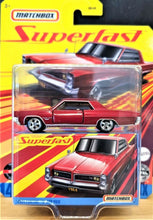Load image into Gallery viewer, Matchbox 2020 1964 Pontiac Grand Prix Wine Red #14 Superfast New