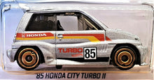 Load image into Gallery viewer, Hot Wheels 2020 '85 Honda City Turbo II Silver #11 HW Race Day 5/10 New