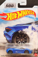 Load image into Gallery viewer, Hot Wheels 2021 McLaren 720S Blue Hot Wheels Factory 500 H.P 9/10 New