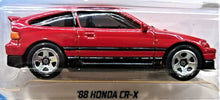 Load image into Gallery viewer, Hot Wheels 2019 '88 Honda CR-X Red #49 Nightburnerz 3/10 New Long Card